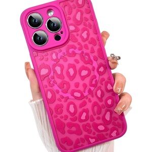 Pink Leopard Print iPhone 15 pro max case
Opened to offers!